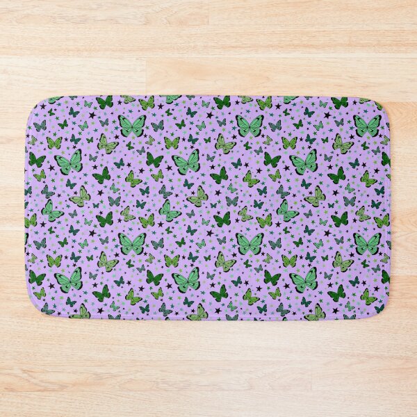 Item preview, Bounty of Green  Butterflies - Lavender  designed and sold by Erin Bresnahan.