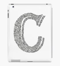 Stylized Letter C Art iPad Case/Skin