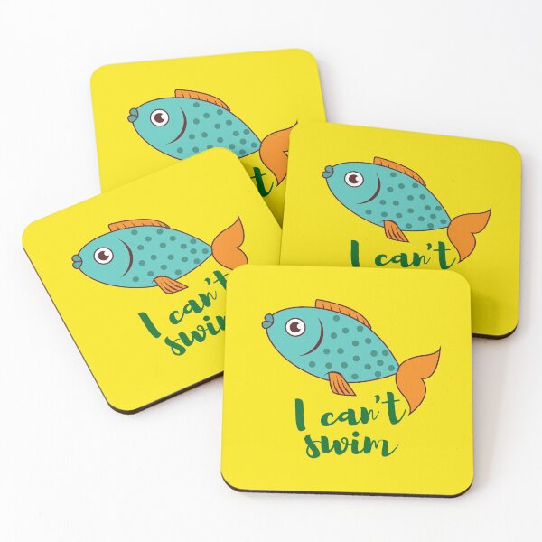 Item preview, I Can't Swim, Fish Fish  designed and sold by idesignbyJiras.