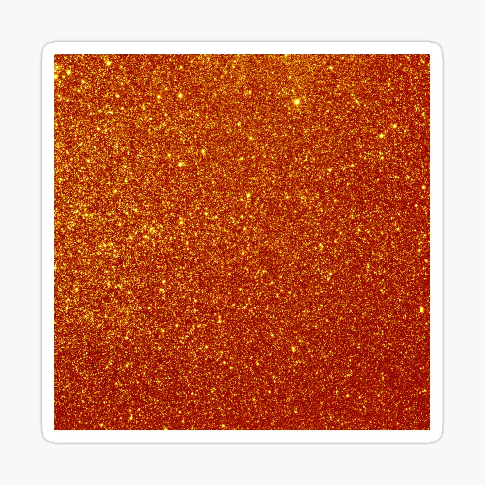 Halloween Shiny Pumpkin Orange Glitter iPhone Case