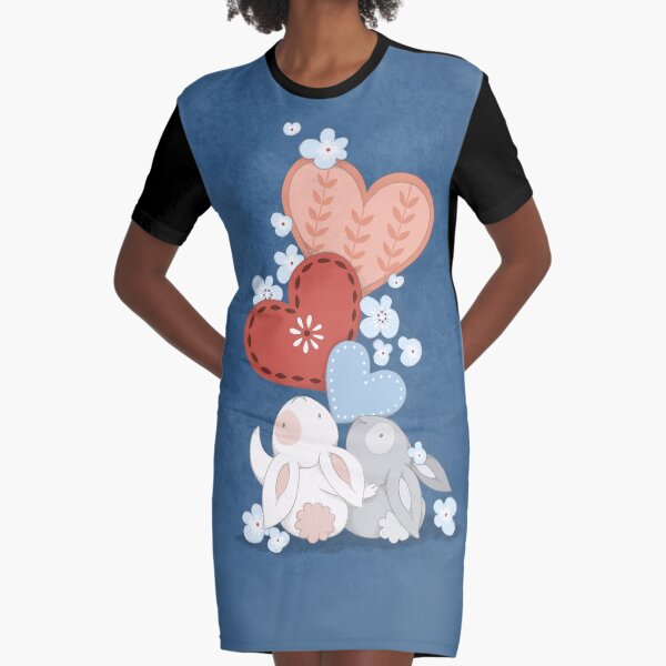 Lots of love from Alsace Graphic T-Shirt Dress
