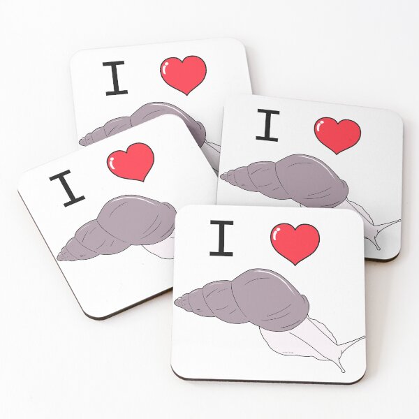 Item preview, I Heart Snails designed and sold by VariousLizards.