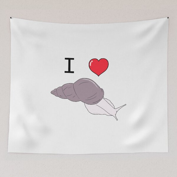 Item preview, I Heart Snails designed and sold by VariousLizards.