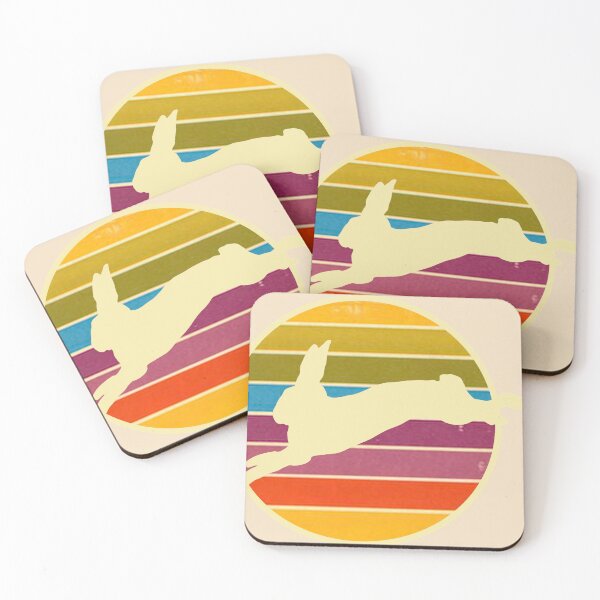 Item preview, White Rabbit Vintage Sunset - Distressed Retro Design designed and sold by elevens.