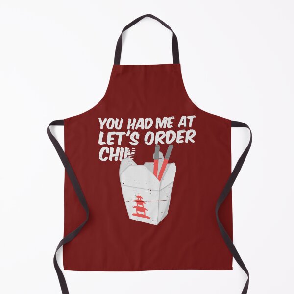 Item preview, "You had me at 'Let's Order Chin...'" Chinese Take-Out Food designed and sold by Happy Puppy Print On Demand.