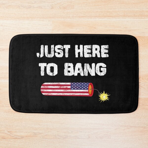 Item preview, Funny Fourth of July 4th of July I'm Just Here To Bang T-Shirt designed and sold by pannolinno.
