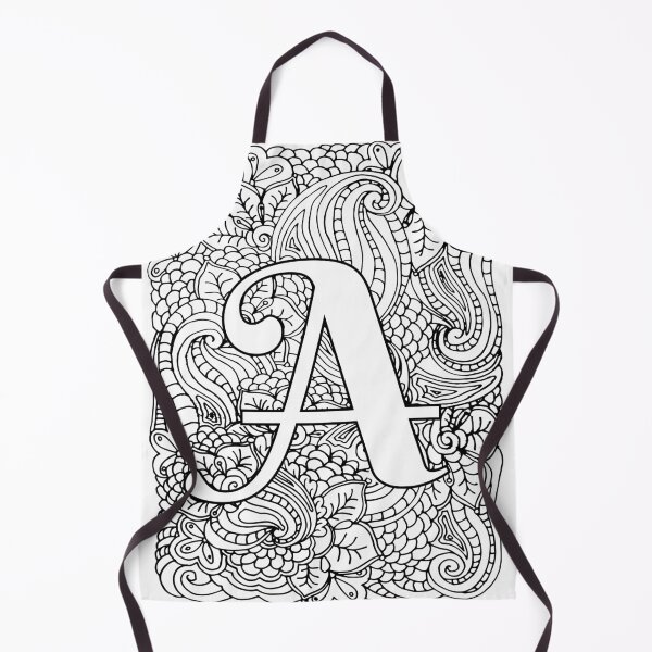 Artikelvorschau, Erwachsene Malvorlage Monogramm Buchstabe A entworfen und verkauft von MamaSweetea.