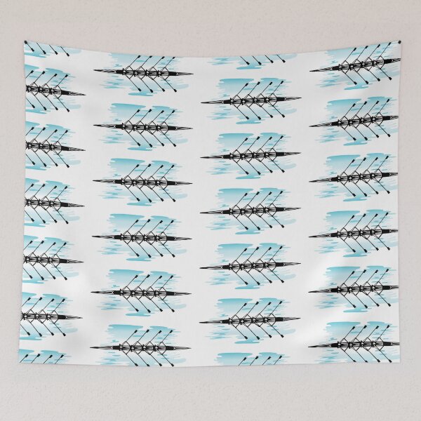 Item preview, Rowing, rowing boat and water designed and sold by claudiasartwork.