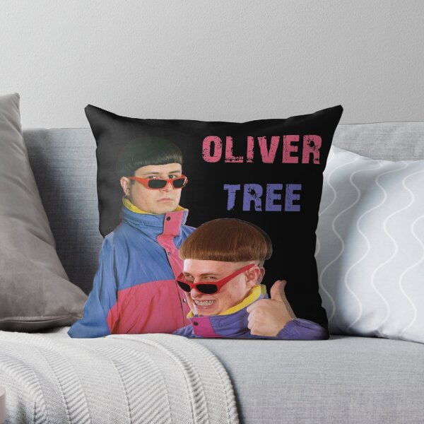 oliver tree Throw Pillow