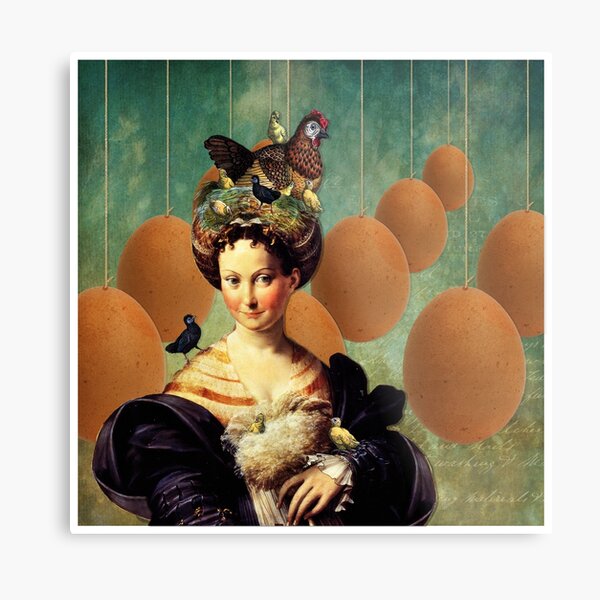 a lot on her mind Metal Print