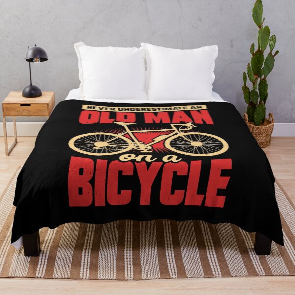 Item preview, Never Underestimate An Old Man On A Bicycle designed and sold by Marcid95.