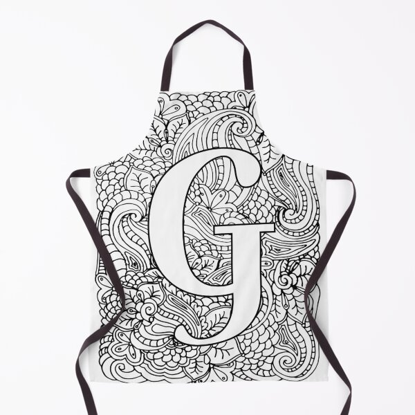 Item preview, Adult Coloring Page Monogram Letter G designed and sold by MamaSweetea.
