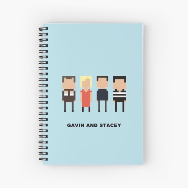 Gavin and Stacey Mini-figure  Spiral Notebook