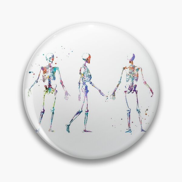 Item preview, Skeleton Anatomy Pose Front Side and Back View designed and sold by EvasDreams.