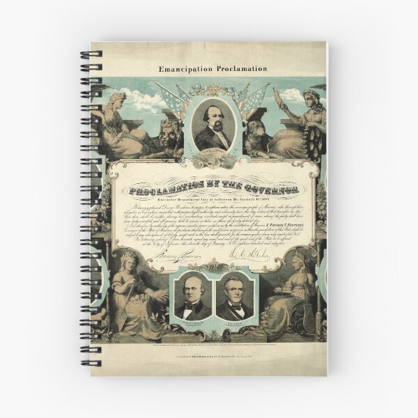 Item preview, Emancipation Proclamation by E. Knobel (1865) designed and sold by allhistory.