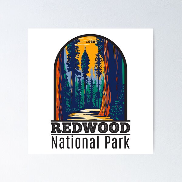 Item preview, Redwood National Park California designed and sold by KrisSidDesigns.