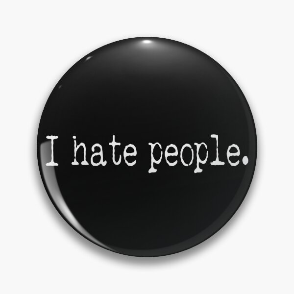 Item preview, I hate people. designed and sold by gardengatequilt.