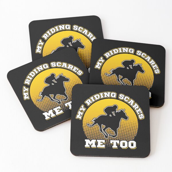 Item preview, My Riding Scares Me Too, Funny Gift for Horse Owner designed and sold by SaliDesigner.