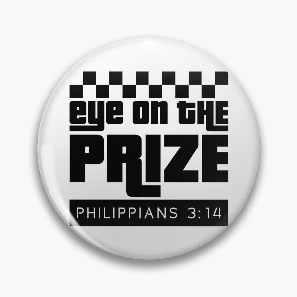 Item preview, EYE ON THE PRIZE | PHILIPPIANS 3:14 | BLACK  designed and sold by saltyteesandco.
