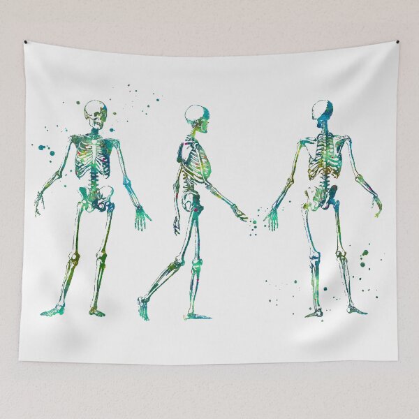 Item preview, Skeleton Anatomy Pose Front Side and Back View designed and sold by EvasDreams.