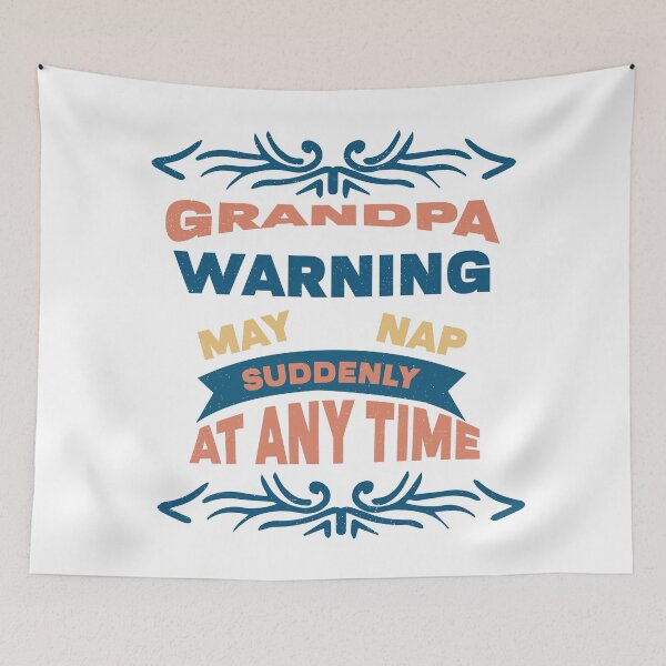Item preview, grandpa warning may nap suddenly at any time classic t-shirts designed and sold by Artezia.