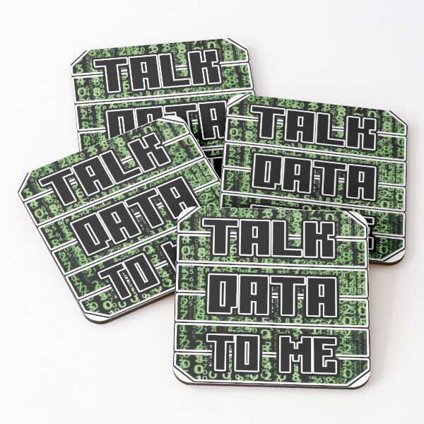 Item preview, Talk Data To Me Sticker  designed and sold by SaliDesigner.