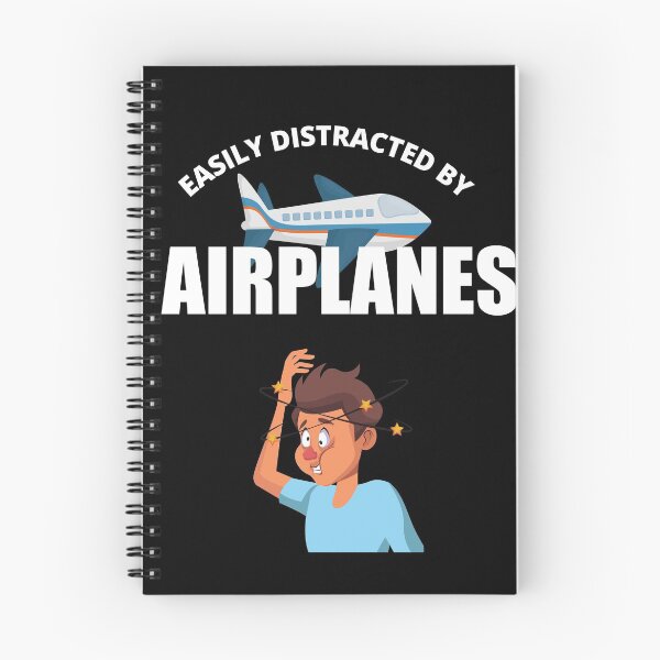 Item preview, Easily Distracted By Airplanes, Funny designed and sold by Avishy.