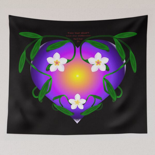Item preview, Hawaii Flowering Heart In Purple designed and sold by Roger R Cormier.