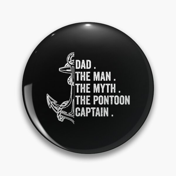 Item preview, Dad the  Man the Myth the Pontoon Captain,  Dad Pontoon captain shirt, pontoon captain shirt, pontoon boat captain, pontoon shirt designed and sold by T-DESIGNEDZ.