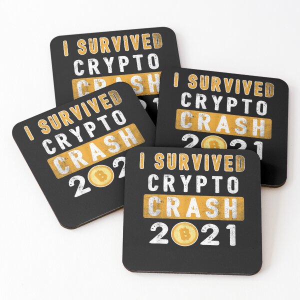 Item preview, Funny I Survived Crypto Market Crash 2021 Cryptocurrency designed and sold by laurader.