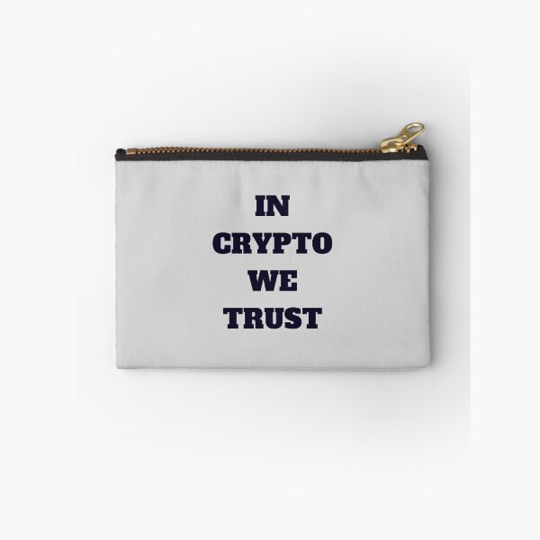 Item preview, In crypto we trust designed and sold by CryptoBazaar.