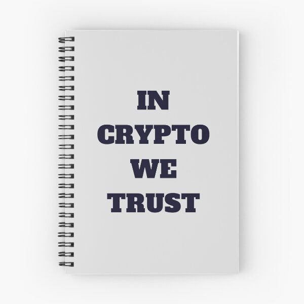 Item preview, In crypto we trust designed and sold by CryptoBazaar.