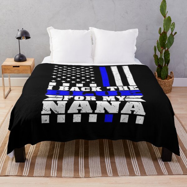 Item preview, I Back The Blue For My Nana Us Flag Proud Police Grandchild designed and sold by jerrie9.