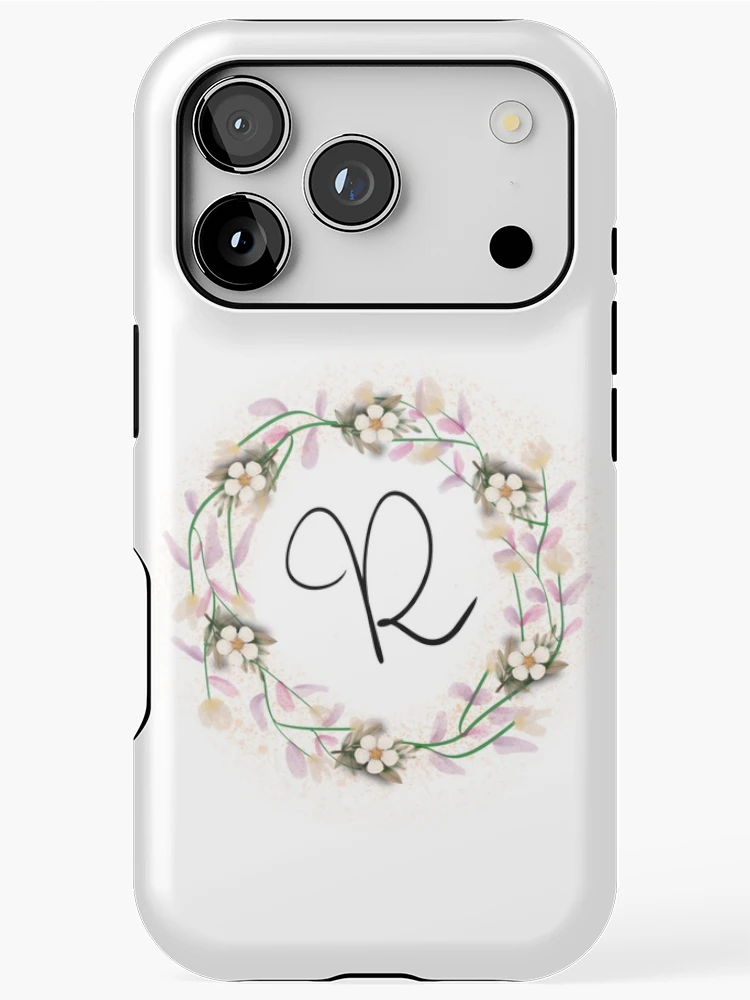 Thumbnail 1 of 4, iPhone Case, Monogram R designed and sold by CreativosMae.