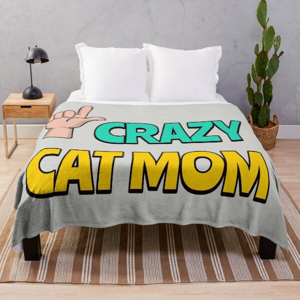 Item preview, Crazy Cat Mom designed and sold by LamaraK.
