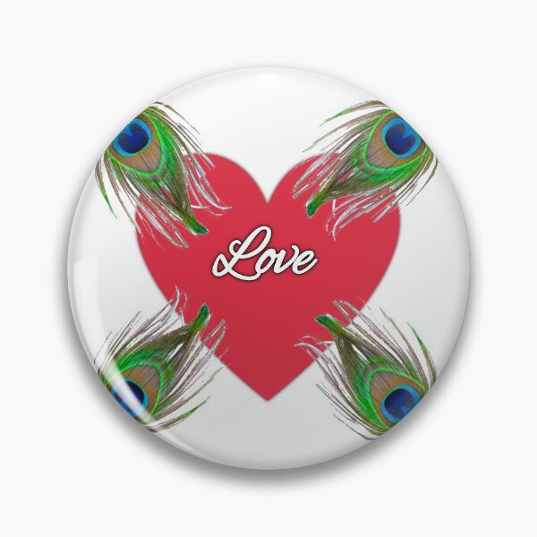 Item preview, Love. Peacock Quill Design.  designed and sold by SuvrasaiMerch.