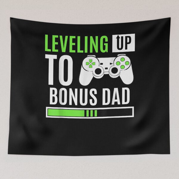 Item preview, Leveling Up To Bonus Dad Stepfather Gaming Baby Gender designed and sold by jerrie9.