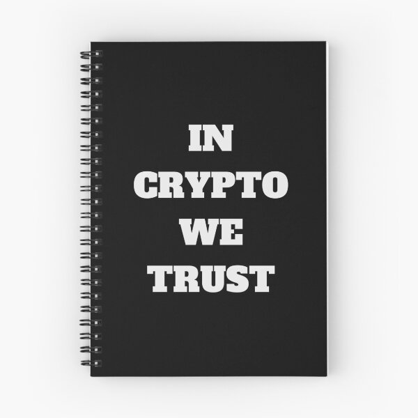 Item preview, In crypto we trust designed and sold by CryptoBazaar.