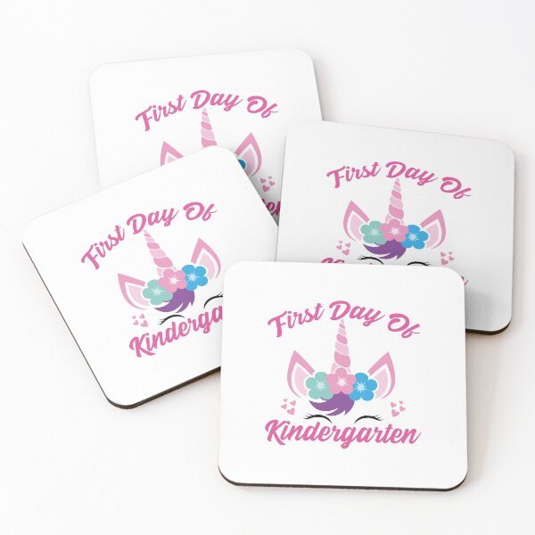 Item preview,  Unicorn With Pink Text | First Day of Kindergarten designed and sold by Estrytee.