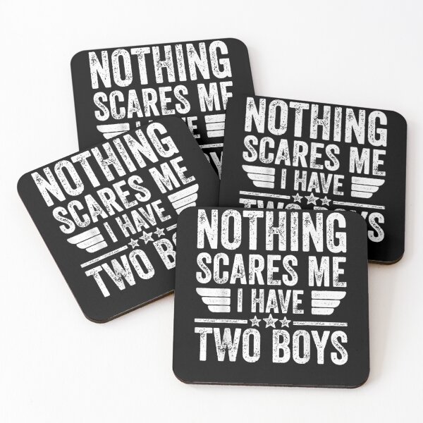 Item preview, Mens Nothing Scares Me I Have Two Boys Father's Day designed and sold by jerrie9.