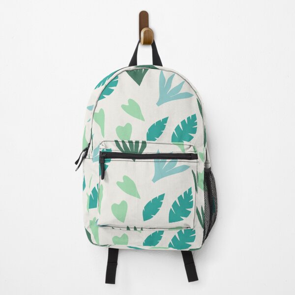 Item preview, Tropical Leaves Pattern Green Blue designed and sold by artdesignbyjen.