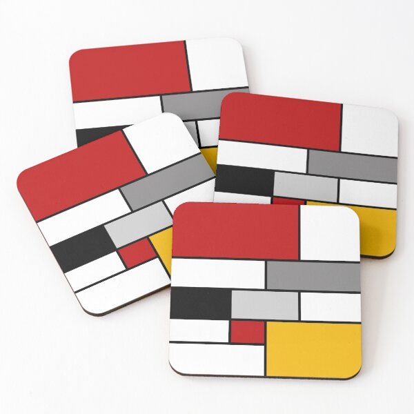 Item preview, Mondrian style inspiration designed and sold by BattaAnastasia.