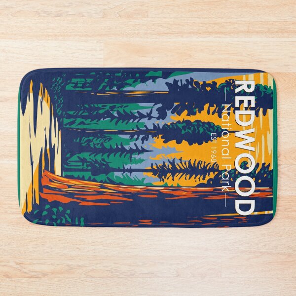 Item preview, Redwood National Park California Vintage designed and sold by KrisSidDesigns.
