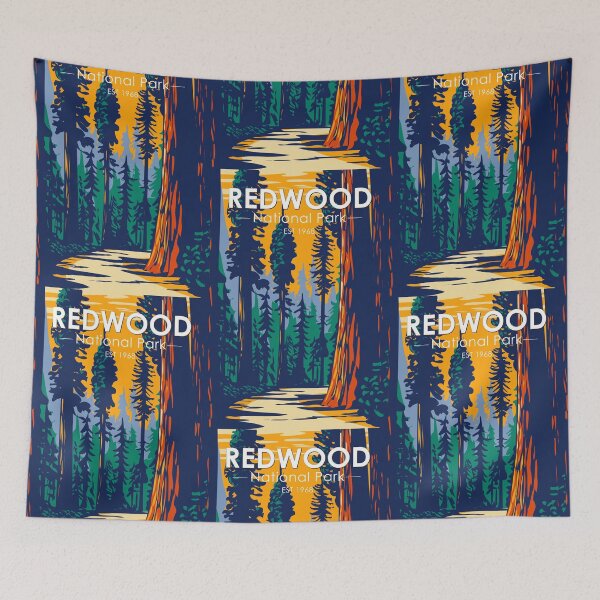 Item preview, Redwood National Park California Vintage designed and sold by KrisSidDesigns.