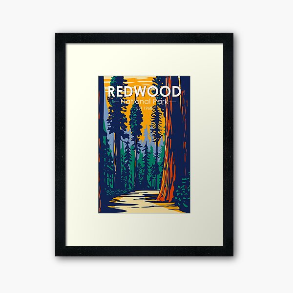 Item preview, Redwood National Park California Vintage designed and sold by KrisSidDesigns.