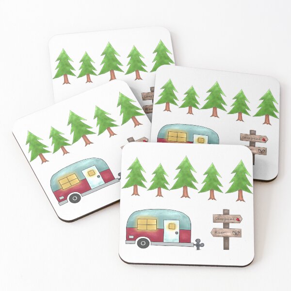 Item preview, Camping Day Campground trip on the road Stickers designed and sold by SHiNStudio.