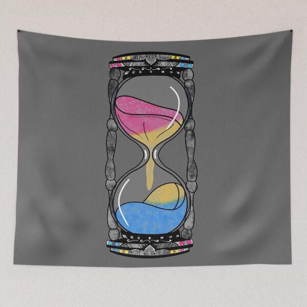 Item preview, Pan Pride Hourglass designed and sold by NerdyCupcake559.