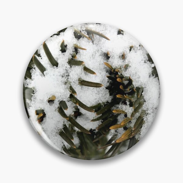 Item preview, Snowfall on a Pine Branch designed and sold by Candace Offman.