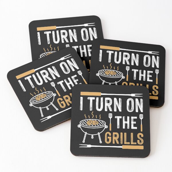 Item preview, I TURN ON THE GRILLS COLLECTION designed and sold by JRM Tees & More Store.