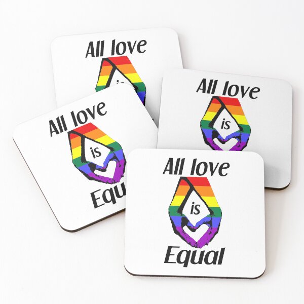 Item preview, All Love is Equal Rainbow Pride Flag - Lgbt designed and sold by Dmetalx Art Apparel.